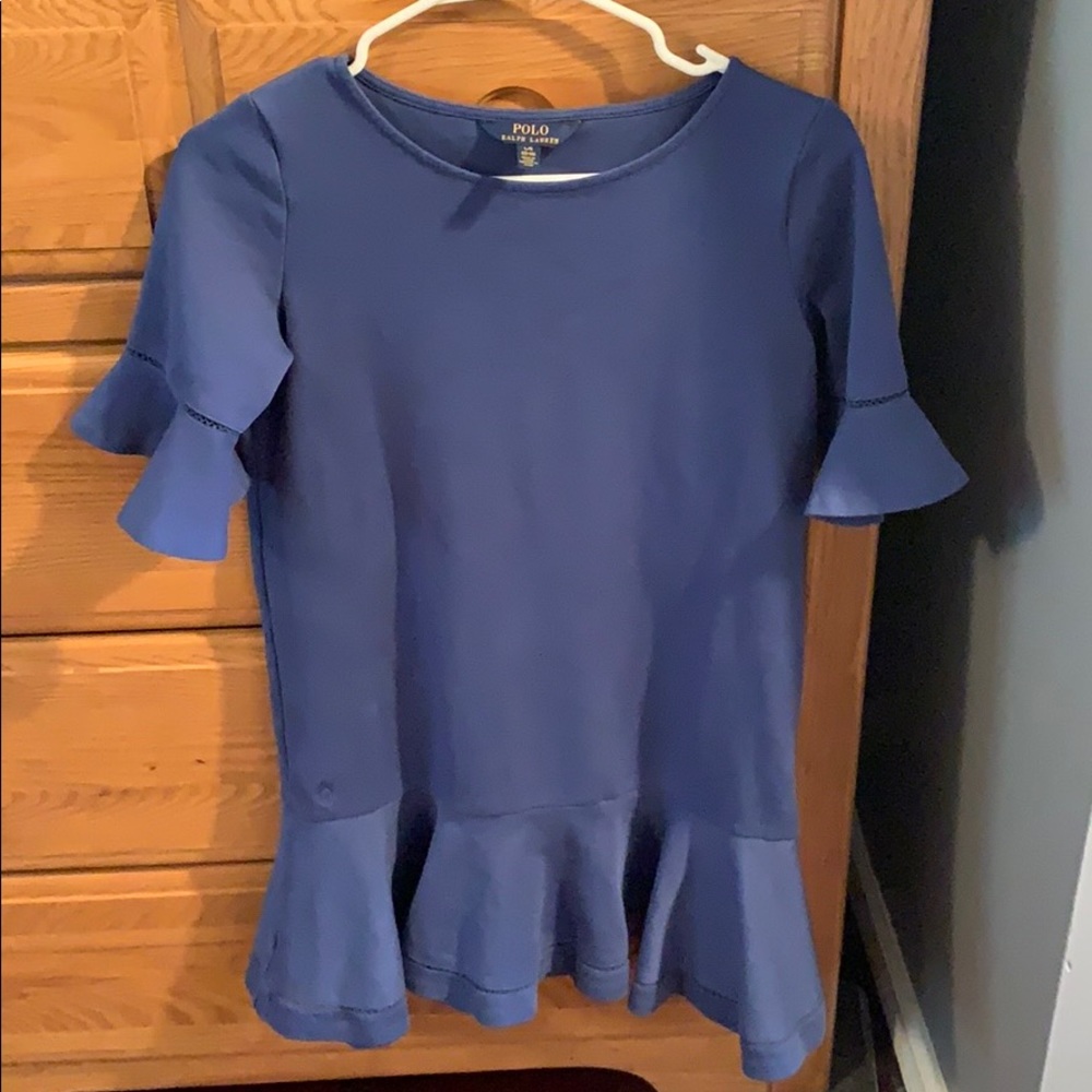 Ralph Lauren girls navy dress